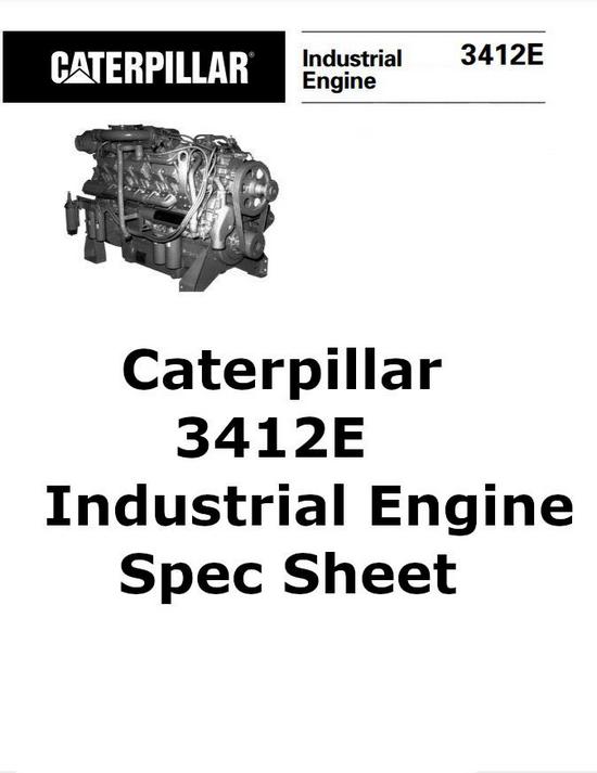 cat 3406 spec sheet